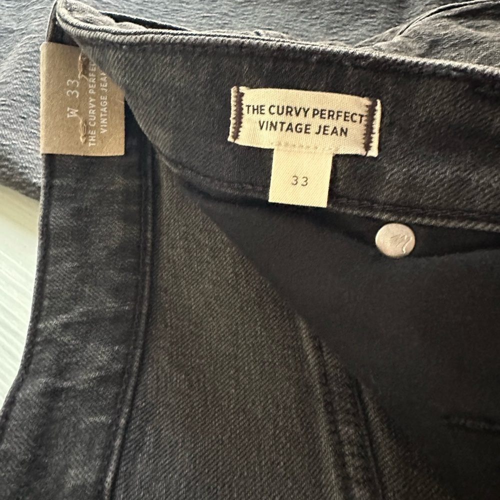 NWT Madewell curvy perfect vintage Jean size 33